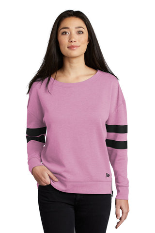 New Era Ladies Tri-Blend Fleece Varsity Crew (Lilac Heather)