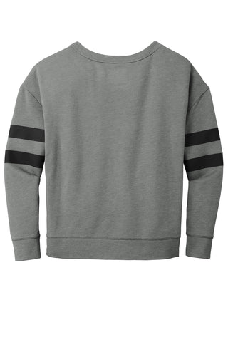 New Era Ladies Tri-Blend Fleece Varsity Crew (Shadow Grey Heather)