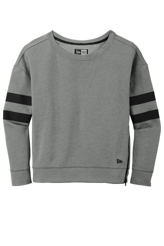 New Era Ladies Tri-Blend Fleece Varsity Crew (Shadow Grey Heather)