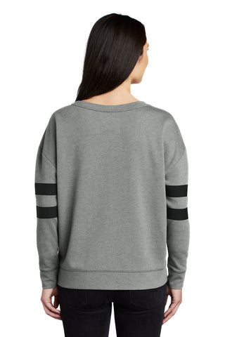 New Era Ladies Tri-Blend Fleece Varsity Crew (Shadow Grey Heather)