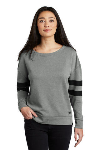 New Era Ladies Tri-Blend Fleece Varsity Crew (Shadow Grey Heather)