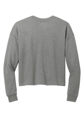 New Era Ladies Tri-Blend Fleece Crop Crew (Shadow Grey Heather)