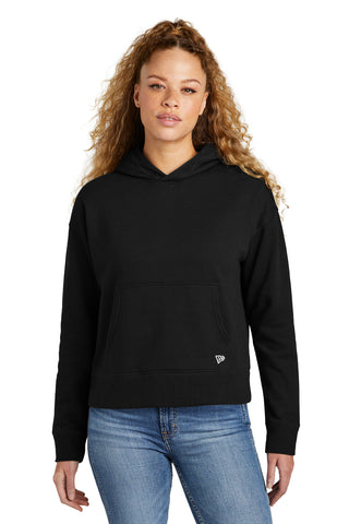 New Era Ladies Comeback Fleece Pullover Hoodie (Black)