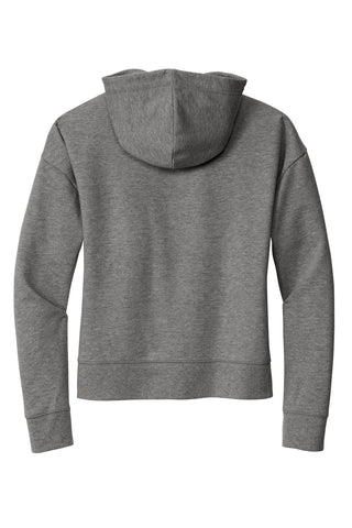 New Era Ladies Comeback Fleece Pullover Hoodie (Dark Heather Grey)