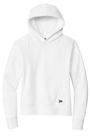 New Era Ladies Comeback Fleece Pullover Hoodie (White)