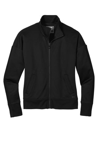 New Era Ladies Track Jacket (Black/ Black)