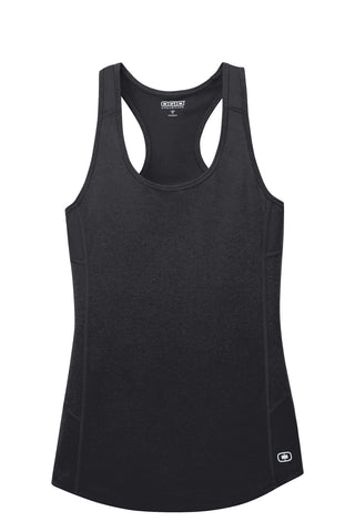 OGIO Ladies Racerback Pulse Tank (Blacktop)