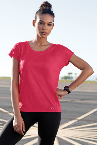 OGIO Ladies Pulse Dolman Tee (Electric Blue)