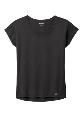 OGIO Ladies Pulse Dolman Tee (Blacktop)