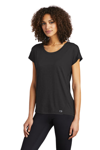 OGIO Ladies Pulse Dolman Tee (Blacktop)