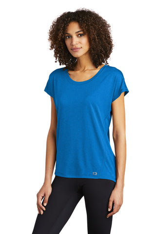 OGIO Ladies Pulse Dolman Tee (Electric Blue)