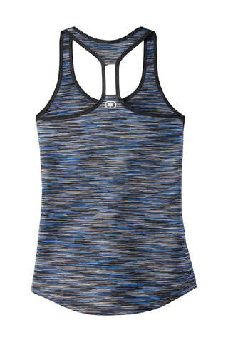 OGIO Ladies Verge Racerback Tank (Electric Blue Space Dye)