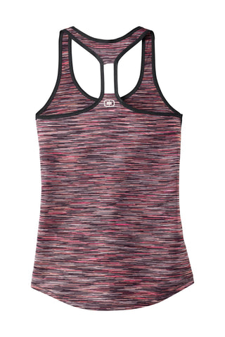 OGIO Ladies Verge Racerback Tank (Fierce Coral Space Dye)