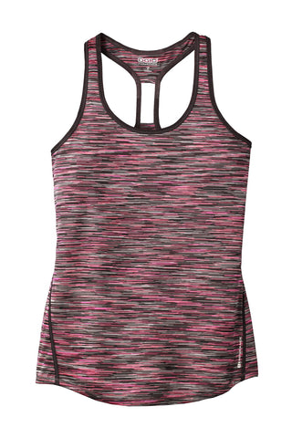 OGIO Ladies Verge Racerback Tank (Fierce Coral Space Dye)