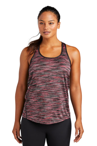 OGIO Ladies Verge Racerback Tank (Fierce Coral Space Dye)