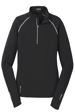 OGIO Ladies Nexus 1/4-Zip Pullover (Blacktop)