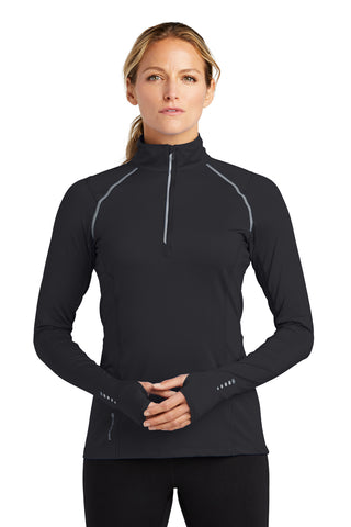 OGIO Ladies Nexus 1/4-Zip Pullover (Blacktop)