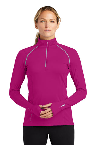 OGIO Ladies Nexus 1/4-Zip Pullover (Flush Pink)