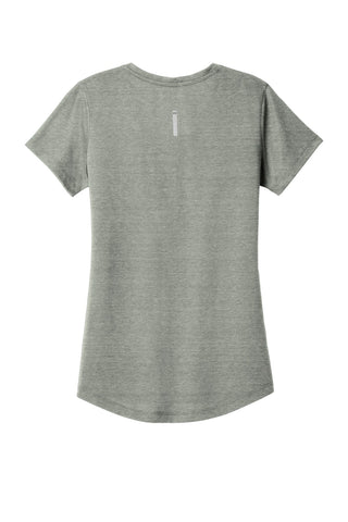 OGIO Ladies Peak V-Neck Tee (Gear Grey Heather)