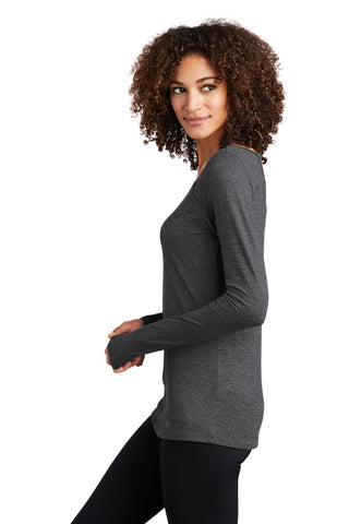 OGIO Ladies Force Long Sleeve Tee (Blacktop Heather)