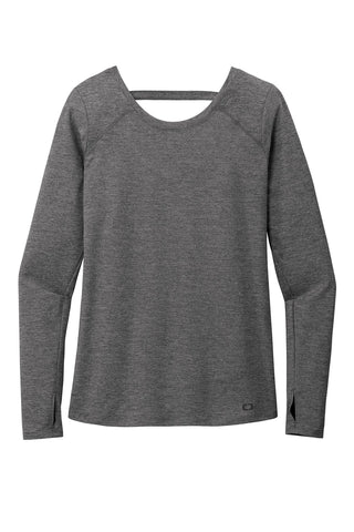 OGIO Ladies Force Long Sleeve Tee (Gear Grey Heather)