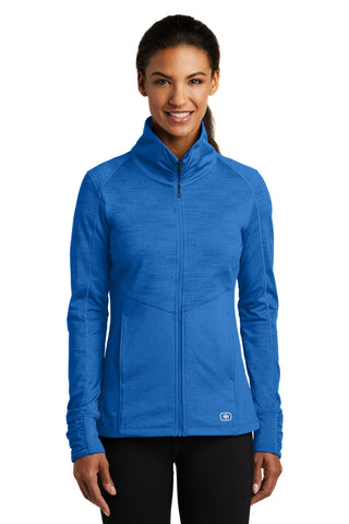 OGIO Ladies Sonar Full-Zip (Electric Blue Heather)