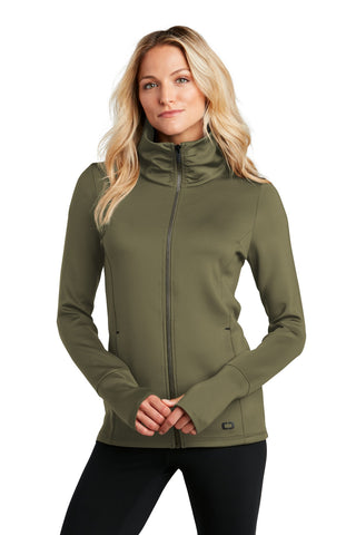 OGIO Ladies Modern Performance Full-Zip (Deep Olive)