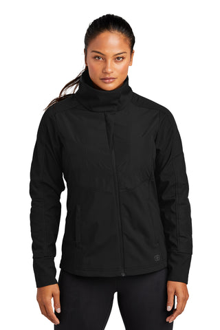 OGIO Ladies Brink Soft Shell (Blacktop)