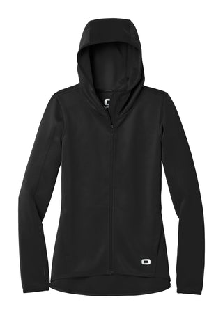 OGIO Ladies Stealth Full-Zip Jacket (Blacktop)