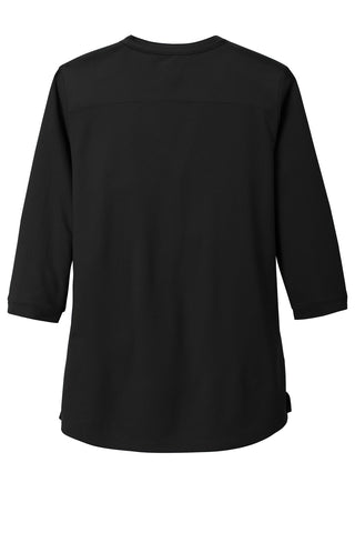 OGIO Ladies Jewel Henley (Blacktop)