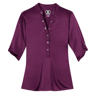 OGIO Crush Henley (Purple Luxe)