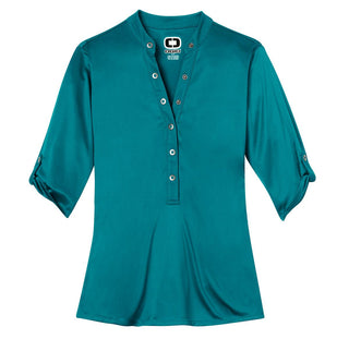 OGIO Crush Henley (Torque Teal)