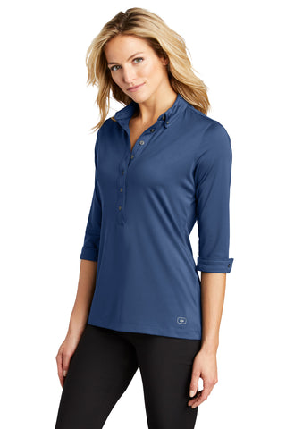 OGIO Ladies Gauge Polo (Blue Indigo)