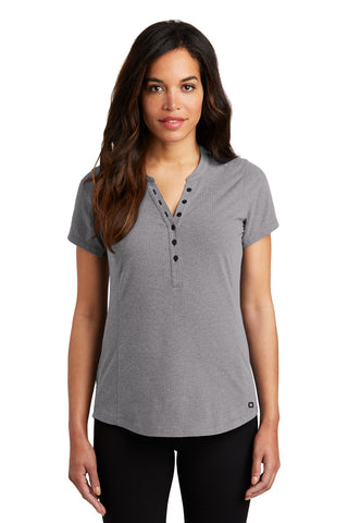 OGIO Ladies Tread Henley (Grey Heather)