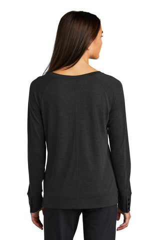 OGIO Ladies Command Long Sleeve Scoop Neck (Blacktop)