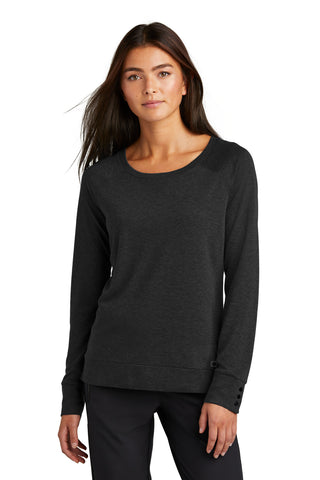 OGIO Ladies Command Long Sleeve Scoop Neck (Blacktop)