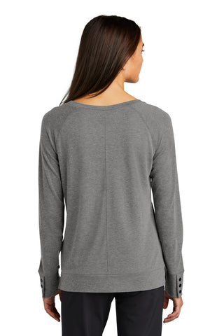 OGIO Ladies Command Long Sleeve Scoop Neck (Gear Grey)