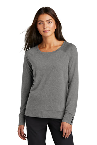 OGIO Ladies Command Long Sleeve Scoop Neck (Gear Grey)