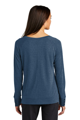 OGIO Ladies Command Long Sleeve Scoop Neck (Spar Blue)