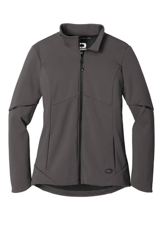 OGIO Ladies Exaction Soft Shell Jacket (Tarmac Grey)