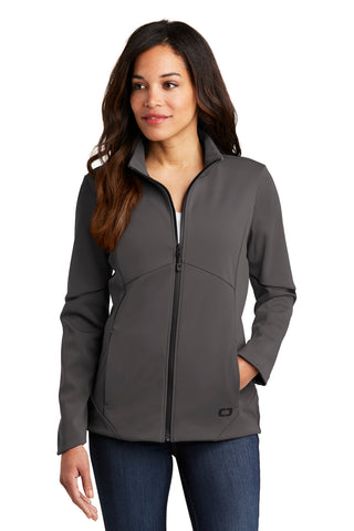 OGIO Ladies Exaction Soft Shell Jacket (Tarmac Grey)