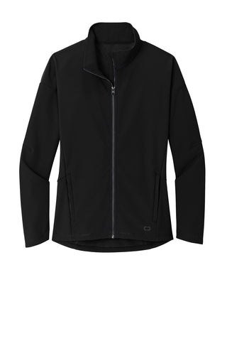 OGIO Ladies Commuter Full-Zip Soft Shell (Blacktop)