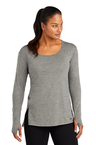 OGIO Ladies Luuma Long Sleeve Tunic (Petrol Grey Heather)