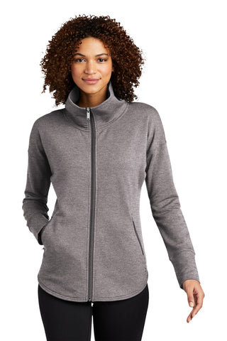 OGIO Ladies Luuma Full-Zip Fleece (Petrol Grey Heather)