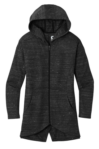 OGIO Ladies Flux Full-Zip Hoodie (Blacktop Heather)