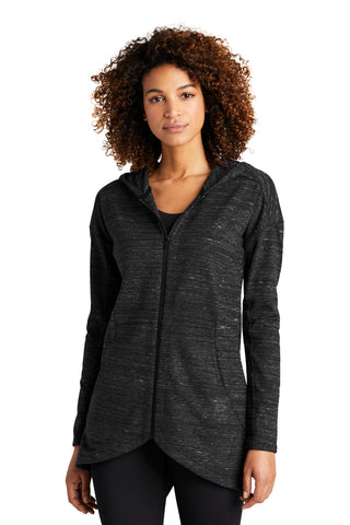 OGIO Ladies Flux Full-Zip Hoodie (Blacktop Heather)