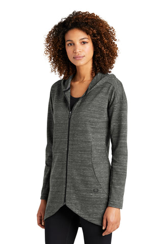 OGIO Ladies Flux Full-Zip Hoodie (Tarmac Grey Heather)