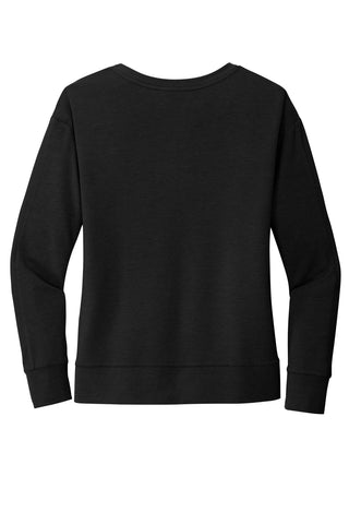 OGIO Ladies Luuma Flex Long Sleeve V-Neck (Blacktop)