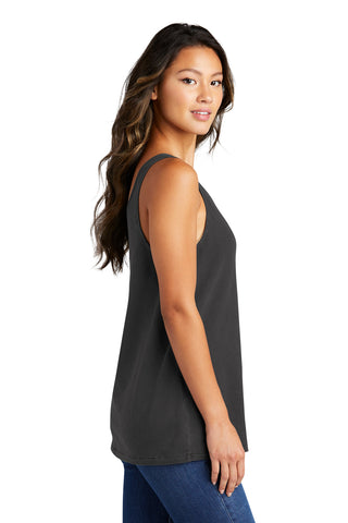 Port & Company Ladies Beach Wash Garment-Dyed Tank (Coal)