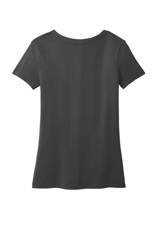 Port & Company Ladies Beach Wash Garment-Dyed V-Neck Tee (Coal)